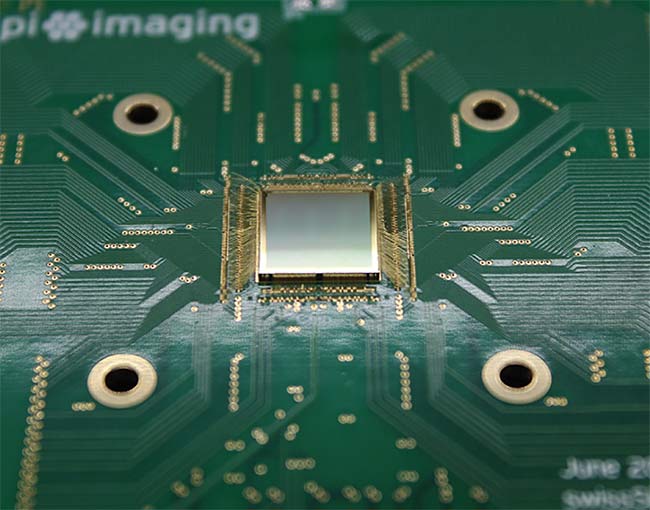 SPAD图像传感器外观，Pi Imaging公司